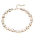 Design Lab Lord & Taylor Simulated Pearl, Crystals And Collar Necklace
