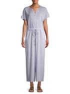 Jones New York Short-sleeve Drawstring Jumpsuit
