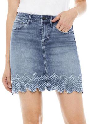 Sam Edelman The Jenny High-rise Denim Skirt