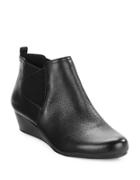 Easy Spirit Dalena Leather Wedge Ankle Bootie