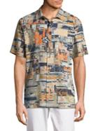 Tommy Bahama Hello From New York Silk Shirt