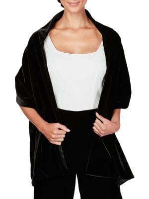 Alex Evenings Classic Velvet Shawl