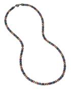 Betsey Johnson Confetti Hematite-tone Strand Necklace