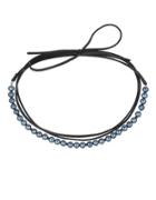 Laundry By Shelli Segal 8mm Faux Pearl Wrap Choker Necklace