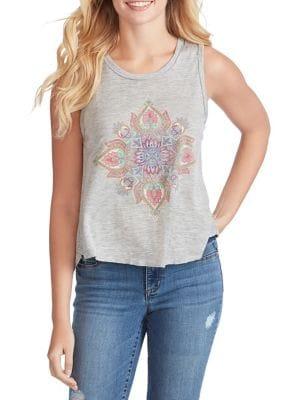Jessica Simpson Graphic Tank Top