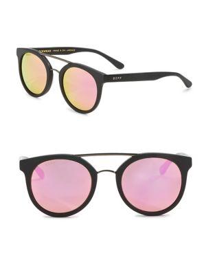 Diff Eyewear Astro 51mm Polarized Round Sunglasses