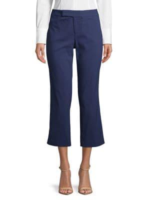 Lord & Taylor Petite Cropped Wide-leg Pants