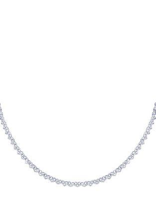 Lord & Taylor Triple Braid Sterling Silver Necklace