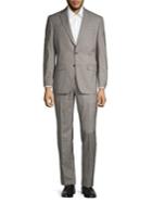 Lauren Ralph Lauren Classic-fit Sharkskin Ultraflex Suit