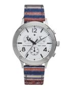 Lucky Brand Rockpoint Stripe Multi-fuction Watch