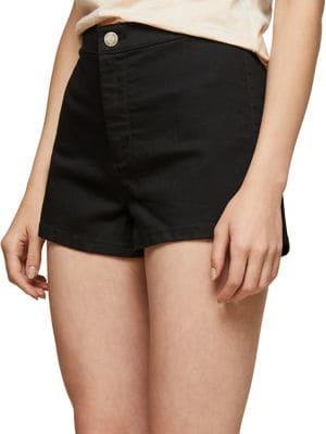Miss Selfridge High Rise Denim Shorts