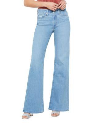 Joe's Jeans Distressed Wide-leg Jeans