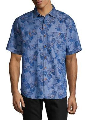 Tommy Bahama Tropical Chambray Short-sleeve Shirt
