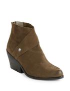 Eileen Fisher Tag Suede Ankle Boots