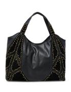Steven By Steve Madden Lora Suede Patched Hobo Bag
