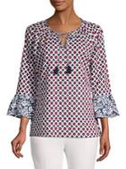 Tommy Bahama Patterned Cotton Top