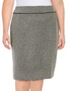 Nipon Boutique Marled Pencil Skirt