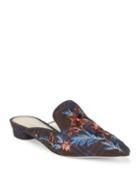 Sam Edelman Aven Embroidered Floral Mules