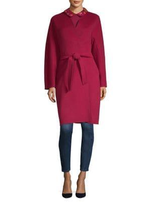 Weekend Max Mara Gimme Wrap Belted Wool Coat