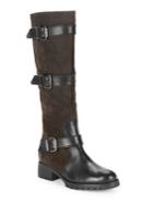 Karl Lagerfeld Paris Baylen Knee-high Leather Boots