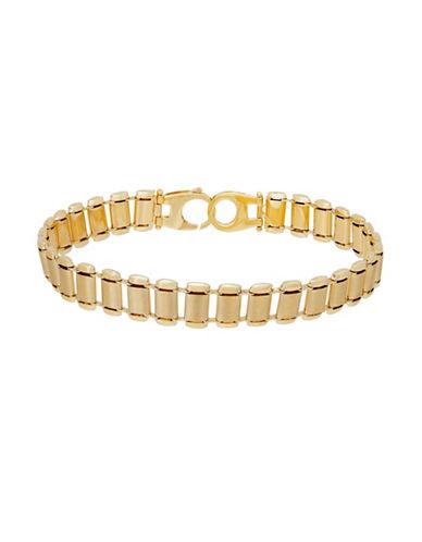 Lord & Taylor 14k Yellow Gold Watch Band Link Bracelet
