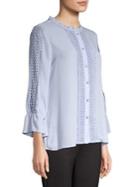 Karl Lagerfeld Paris Crochet Lace Blouse