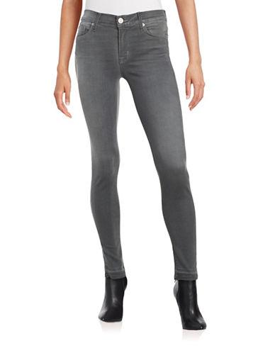 Hudson Jeans Skinny Ankle Jeans - Dismantle Grey