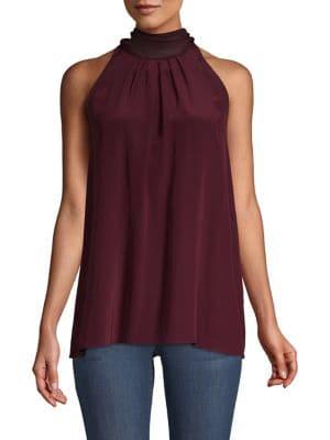Diane Von Furstenberg Sleeveless Silk Blouse