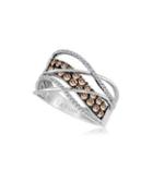 Le Vian Chocolatier Vanilla Diamonds, Chocolate Diamonds & 14k Vanilla Gold Statement Ring