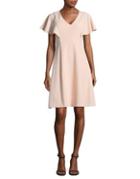 Calvin Klein Flutter-sleeve A-line Dress