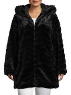Gallery Plus Faux Fur Stadium Jacket
