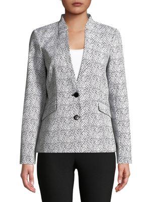 Karl Lagerfeld Paris Stretch Textured Jacket