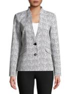 Karl Lagerfeld Paris Stretch Textured Jacket
