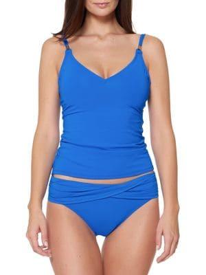Bleu Rod Beattie Twist Aruba Scoopneck Tankini Top