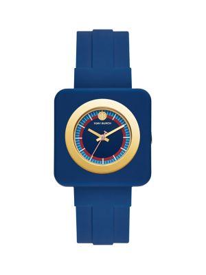Tory Burch Izzie Rubber-strap 3-hand Watch