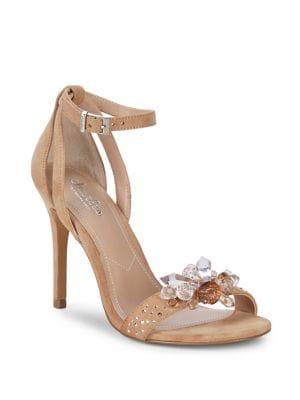 Charles By Charles David Rainey Embellished Suede Heels