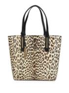 Vince Camuto Fran Animal Print Leather Tote