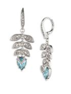 Jenny Packham Swarovski Crystal Cluster Drop Earrings