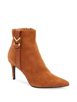 Calvin Klein Grace Suede Point-toe Booties