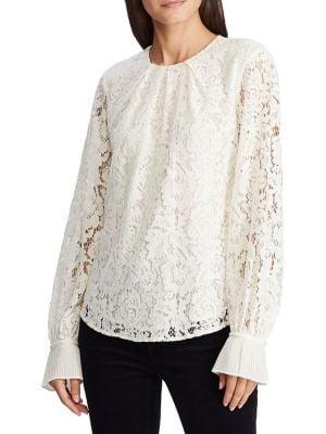 Lauren Ralph Lauren Floral Lace Blouse