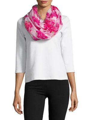 Collection 18 Floral Infinity Loop Scarf