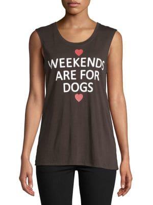 Chaser Graphic Crewneck Tank Top