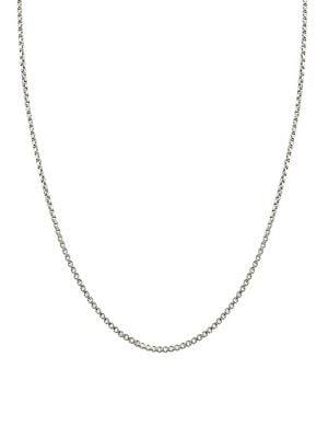 Lord & Taylor Medium Weight Box Chain Necklace