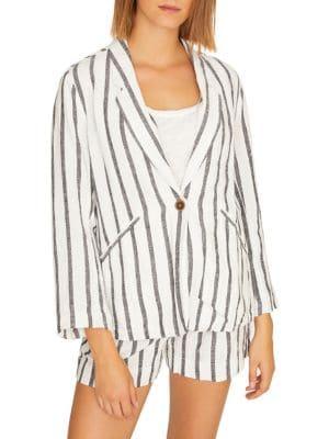 Sanctuary Striped Artist Blazer