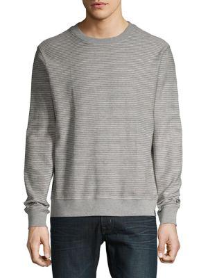 Lucky Brand French Terry Striped Sweatshirt