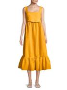 Vero Moda Back Bow Cut-out Midi Dress
