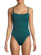 Kate Spade New York One Piece Scoop Back Swimsuit