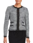 Karl Lagerfeld Paris Tweed Blazer