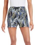 Kensie Marbled Drawstring Shorts