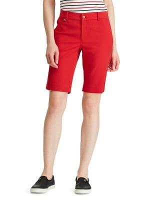 Lauren Ralph Lauren Stretch Cotton Twill Shorts